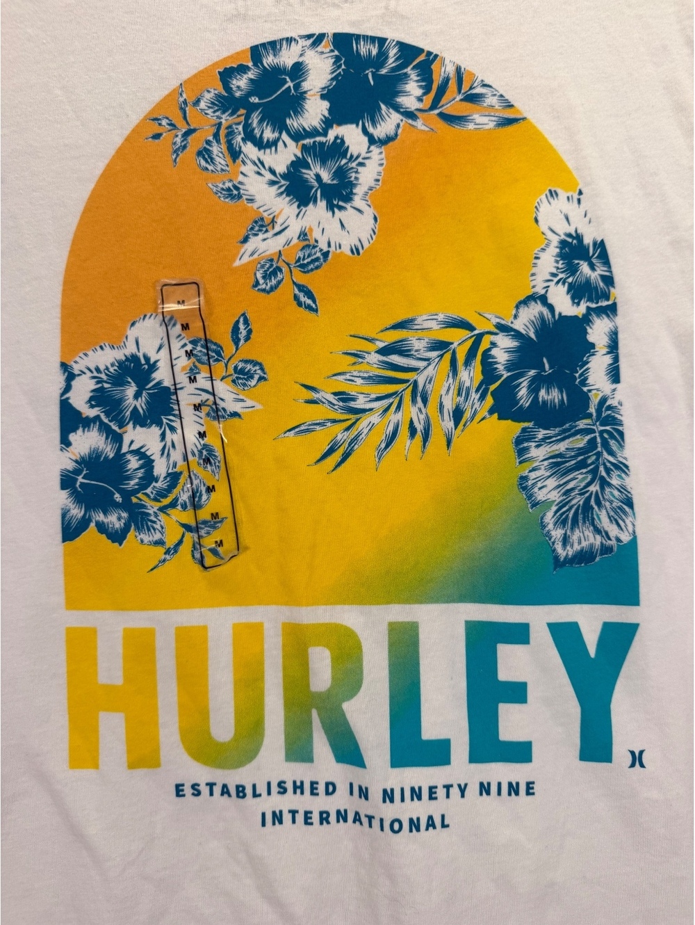 Hurley Everyday Tee Men’s White Graphic T-Shirt Medium